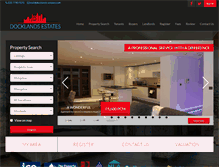 Tablet Screenshot of docklands-estates.co.uk